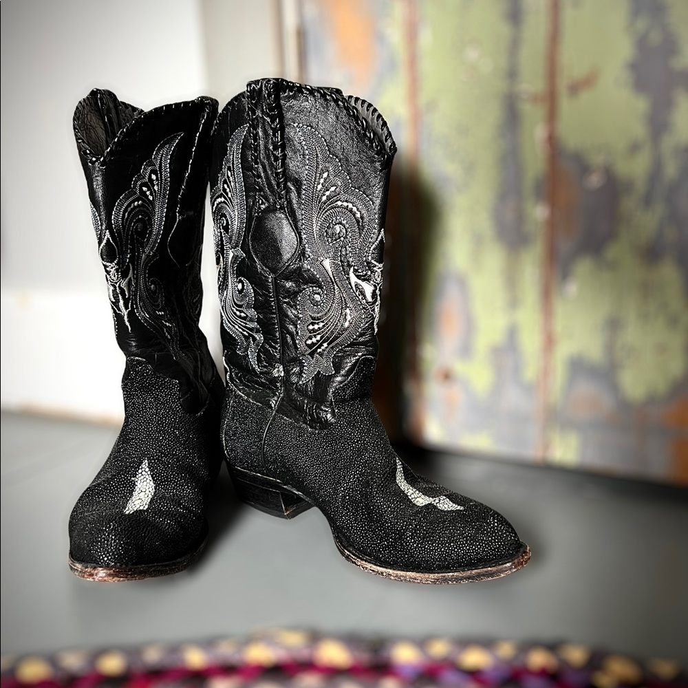 Los Altos Genuine Stingray Cowboy boot size 10